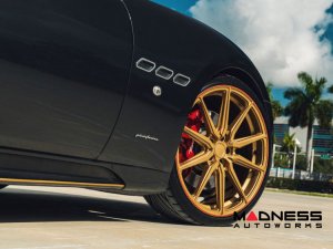 Maserati GranTurismo Custom Wheels - HF-3 by Vossen - Gloss Gold